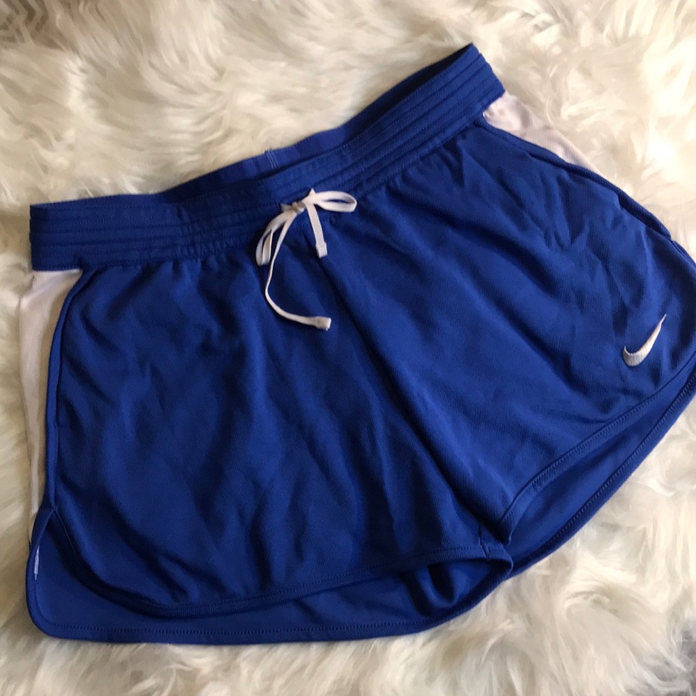 Nike athletic/track shorts blue sz Med